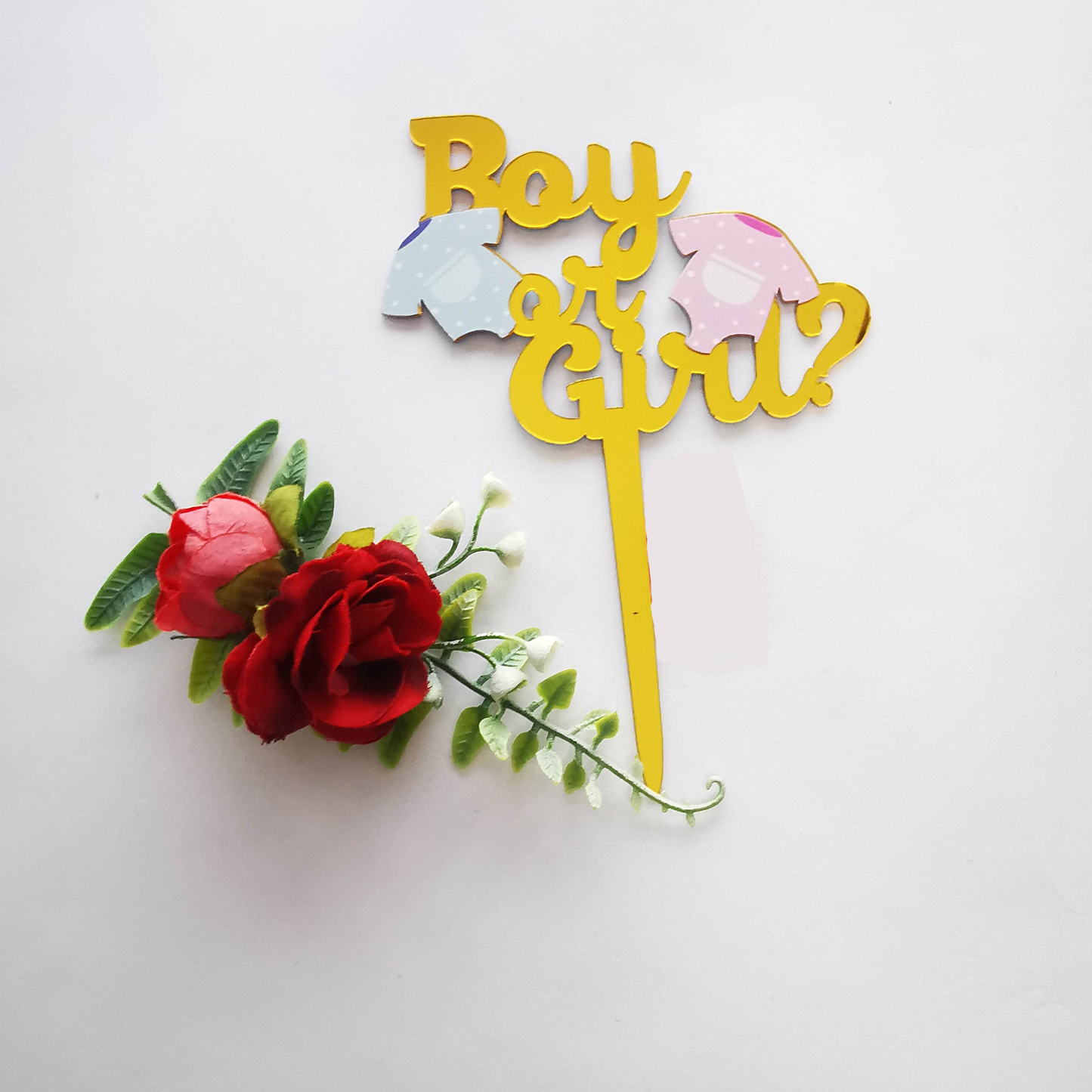 Acrylic Cake Topper for Safari, Jungle, Animal Birthday || Happy Birthday Decoration featuring Bow, Baby Shower, Birthday & Anniversary