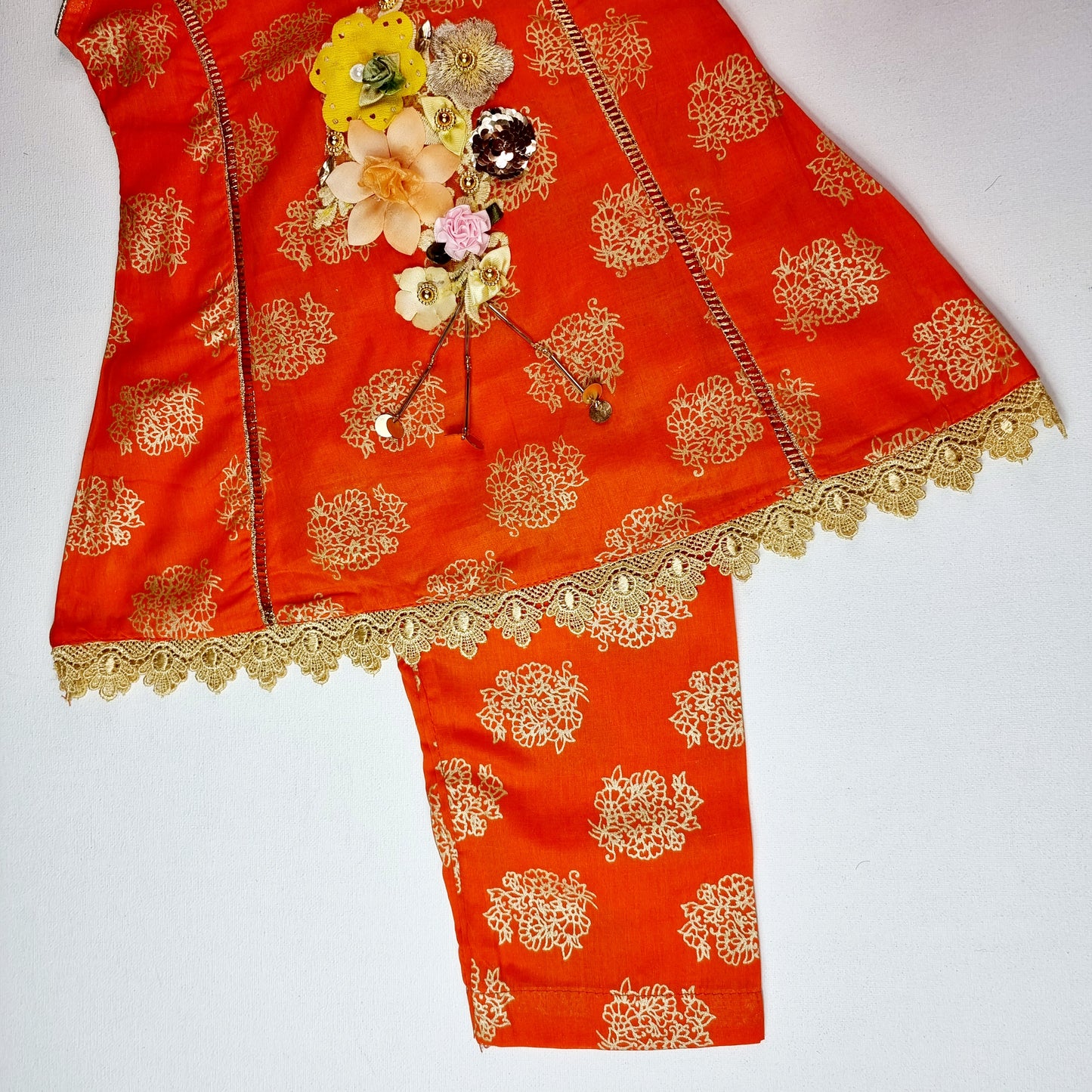 Baby Girl Embroidered Lawn Dress || Pakistani/ Indian and Asian Wedding, Party and Occasion Clothing || Kids Ethnic/ Formal Wear