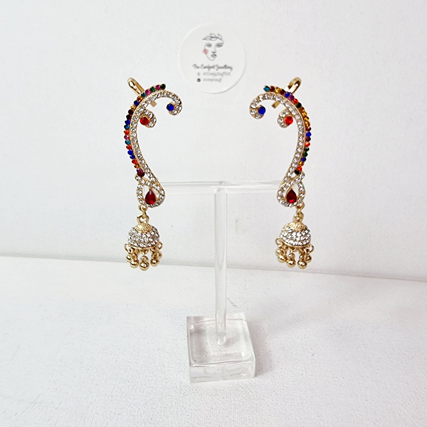 Indian Jhumka Earrings || Full Ear Jhumka || Pakistani Chandbali