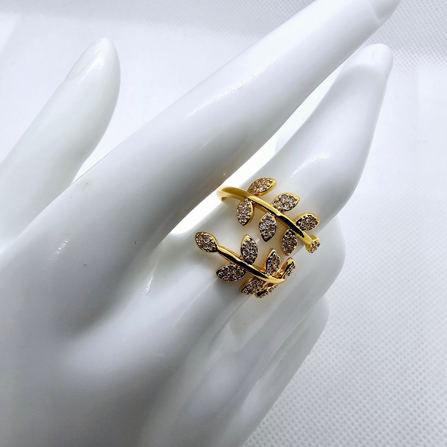 18K Gold Plated Chunky Twist Ring - Gold Plated Ring