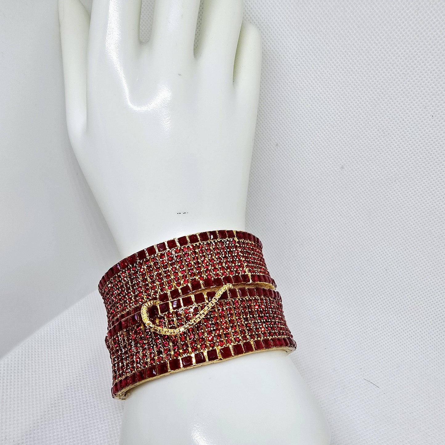 Old Style Kara Pair with Gold Base