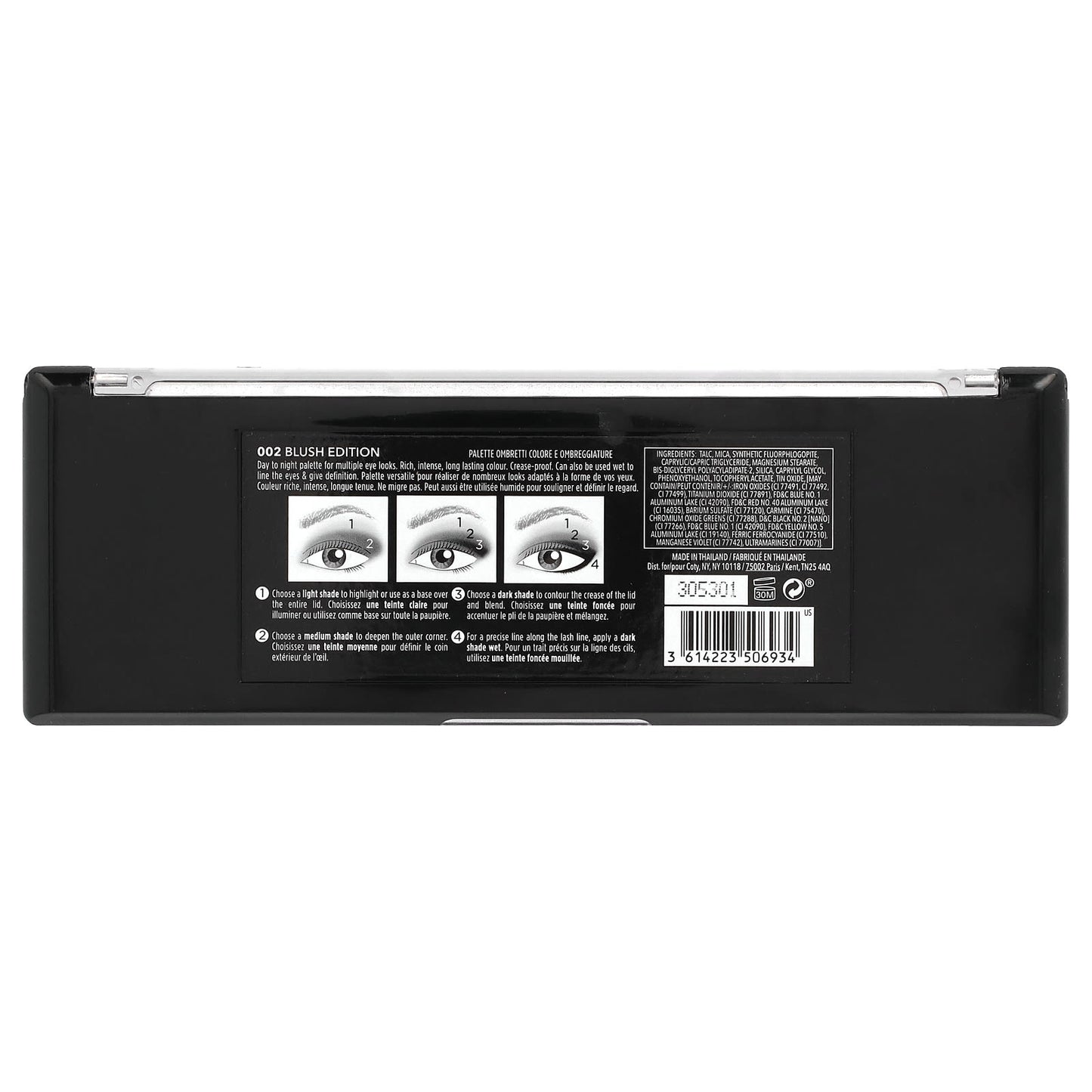 RIMMEL Magnif'eyes Eye Contouring Eyeshadow Palette Versatile Shades for Perfect