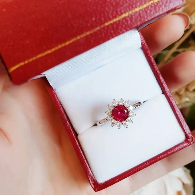 925 Sterling Silver Ring | Thick band Ring | Solid Silver Ring || Stylish Ring | Designer Jewellery Round Gemstone Gift Box Handmade Jewelry