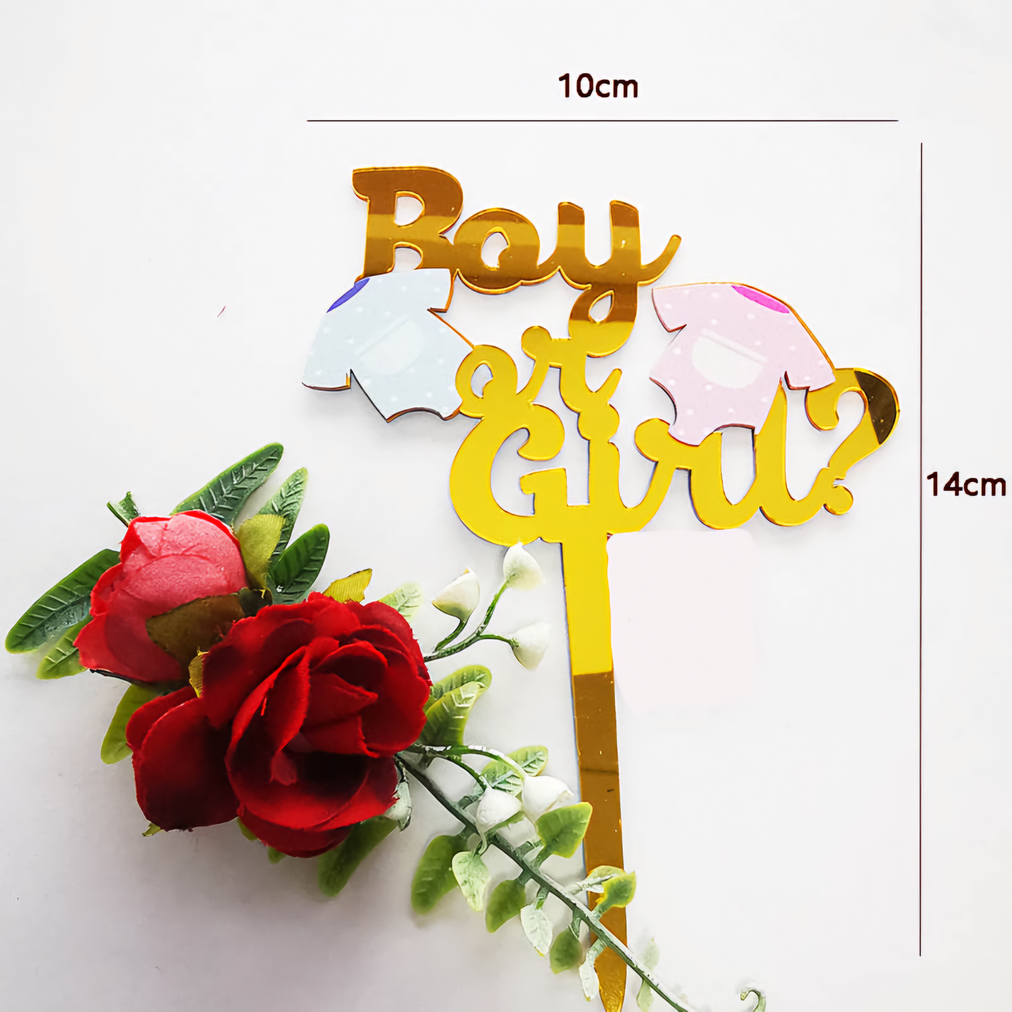 Acrylic Cake Topper for Safari, Jungle, Animal Birthday || Happy Birthday Decoration featuring Bow, Baby Shower, Birthday & Anniversary