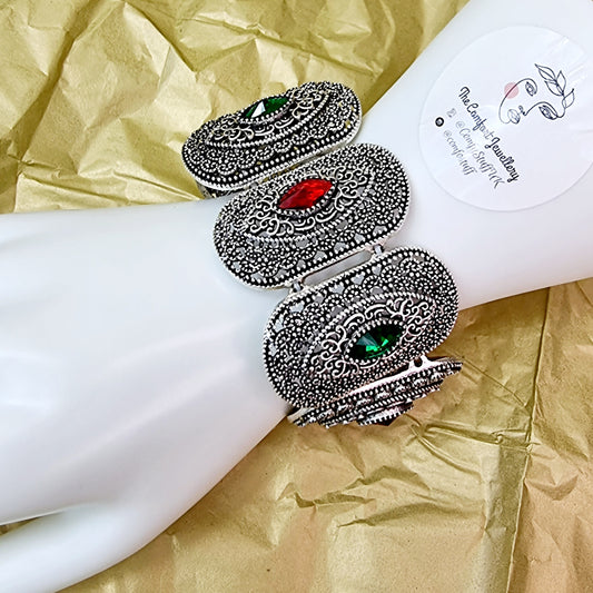 Afghan Vintage Bangle || Afghan Traditional Tribal Boho Ethnic Jewellery || Indian Traditional Jewelry Bohemian Afghani Cuff