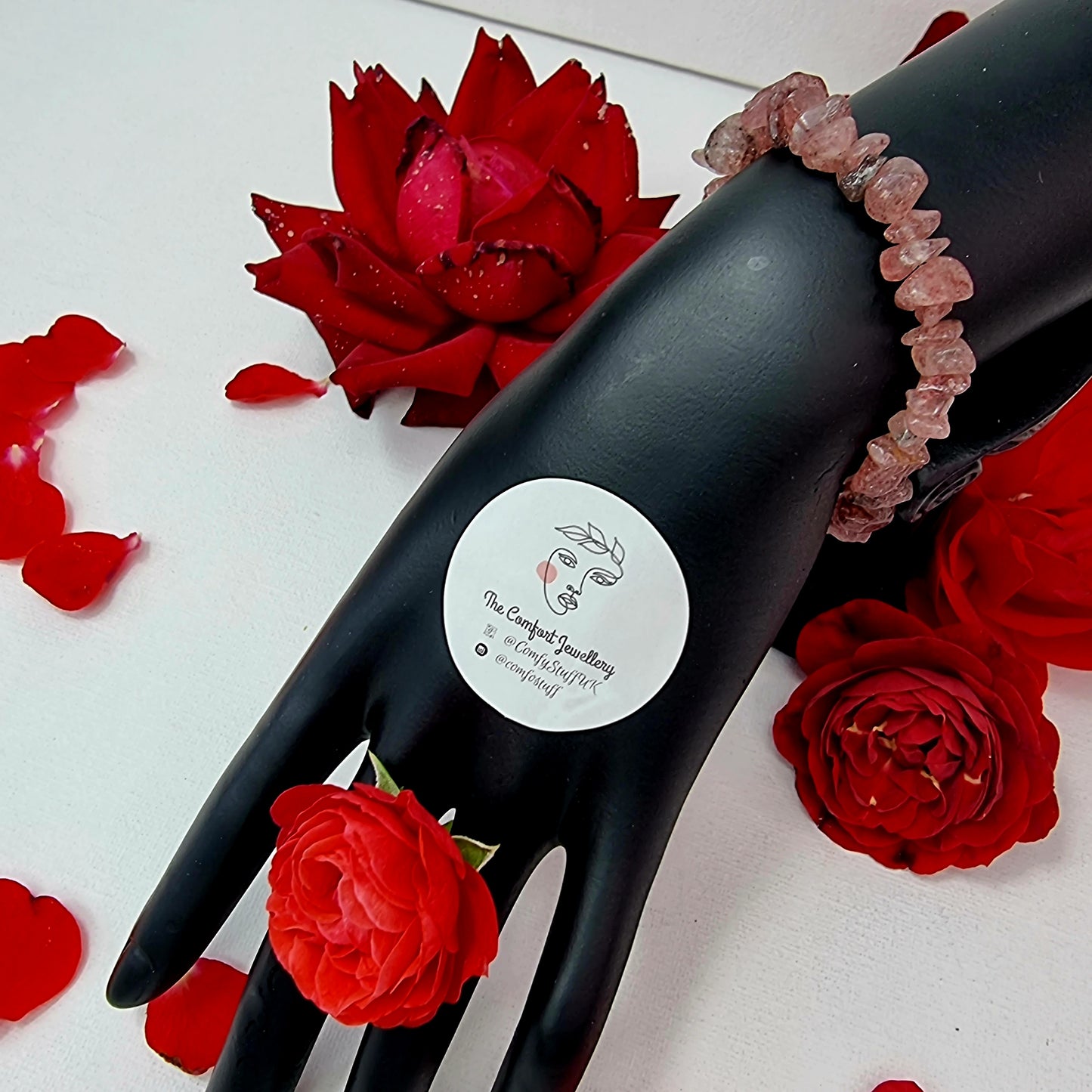 Quartz Crystal Chip Gem Bracelet || Crystal Chip Bracelet || Crystal Stretchy Bracelet || Handmade Crystal Bracelets Gift For Her