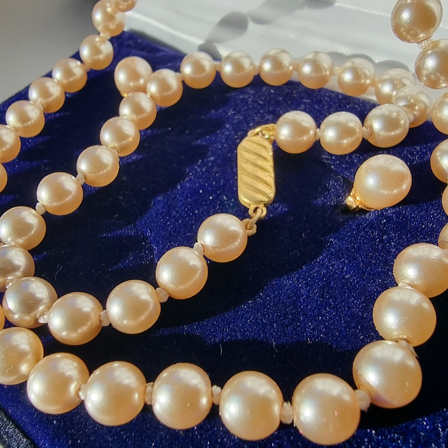 Real Pearl Necklace Bracelet Set Vintage Earrings || Perfect for Christmas Gift for Mom & Grandmom