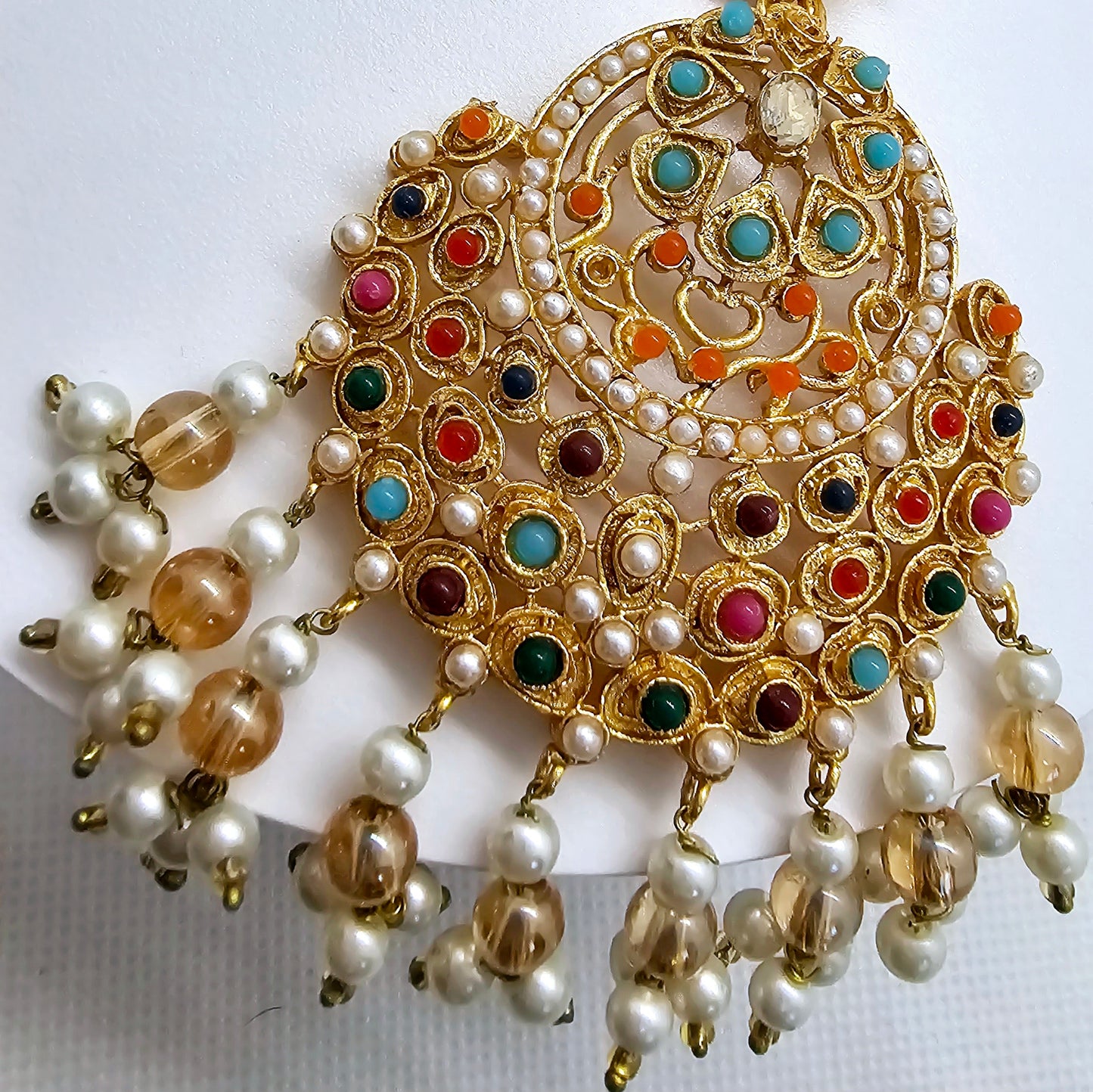 Bindiya Tika Matha Pati Head Piece Hair Jewelry/ Indian Pakistani Bridal Shaadi Jewelry / Sabyasachi Inspired