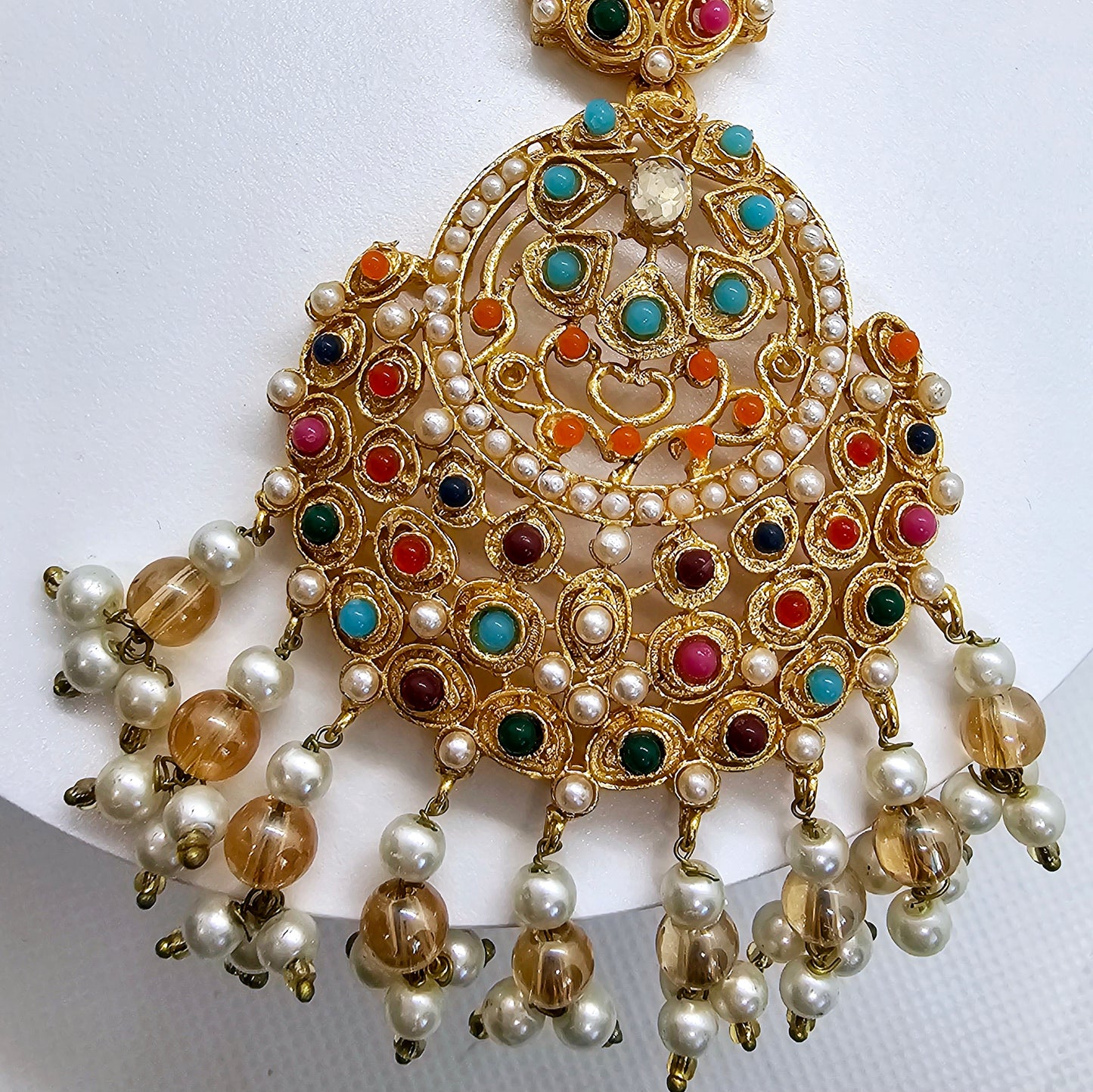 Bindiya Tika Matha Pati Head Piece Hair Jewelry/ Indian Pakistani Bridal Shaadi Jewelry / Sabyasachi Inspired