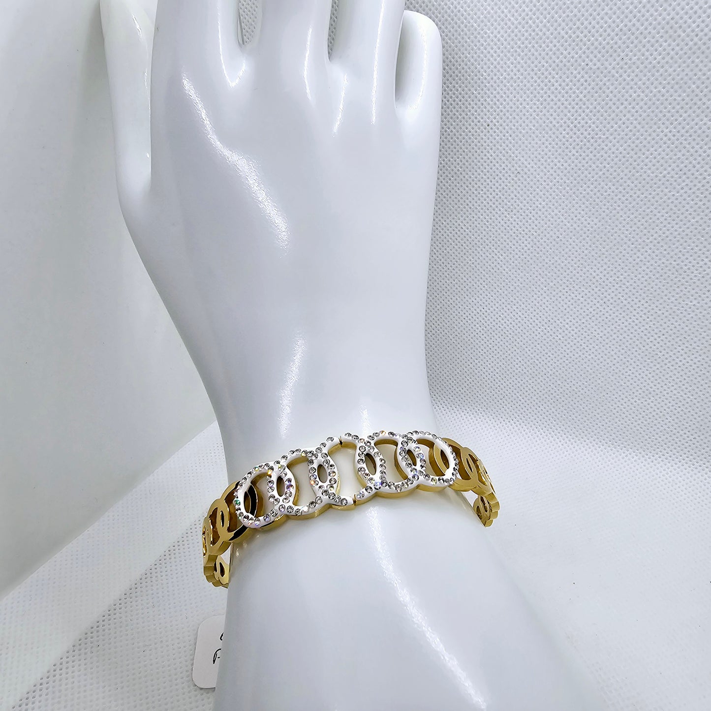 Gold Plated Cuff Bracelet | Gold Plated Bangle | Carved Bracelet