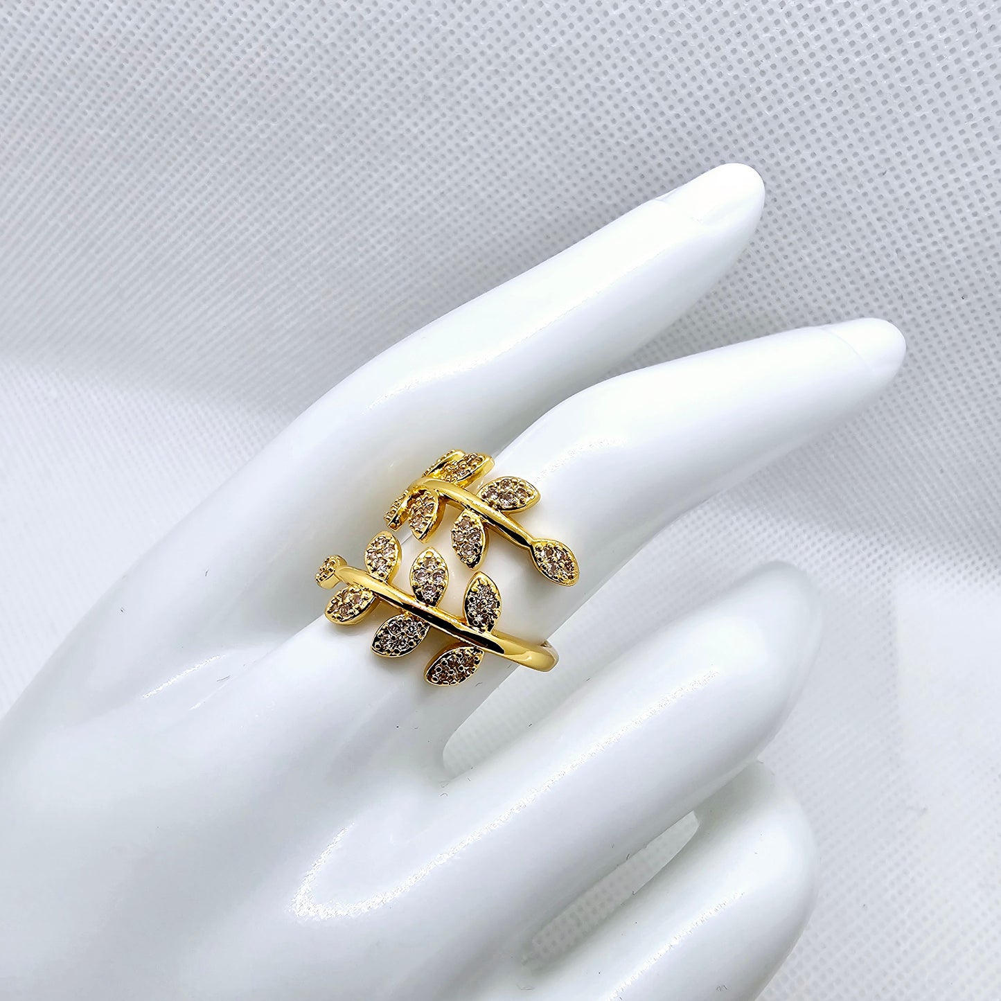 18K Gold Plated Chunky Twist Ring - Gold Plated Ring