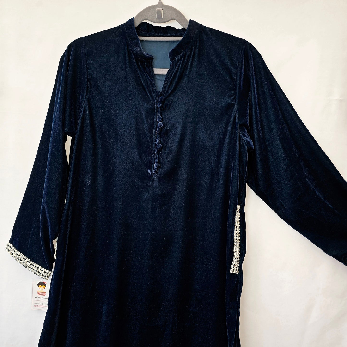 Zinc Velvet Kurta Partywear ,Winter Velvet Kameez, Designer Velvet Suit