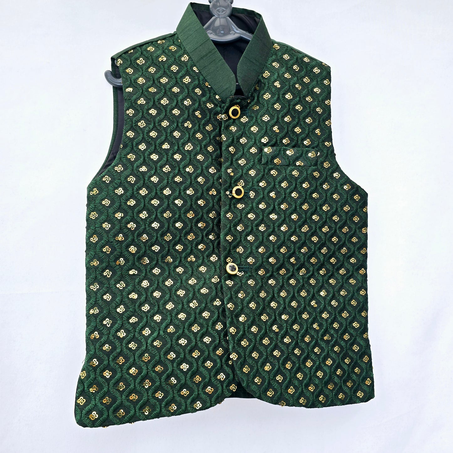 Eid ul Fitr 2024 Collection || Bottle Green Waistcoat || Pakistani/Indian Formal wear