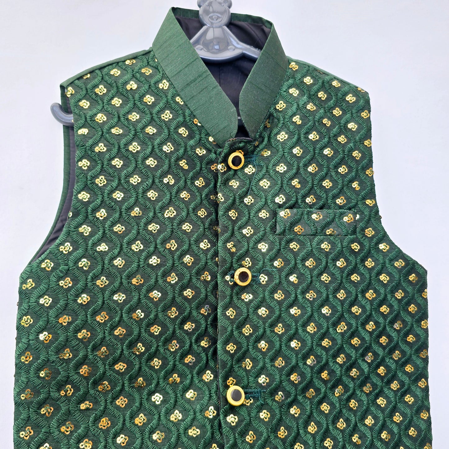 Eid ul Fitr 2024 Collection || Bottle Green Waistcoat || Pakistani/Indian Formal wear
