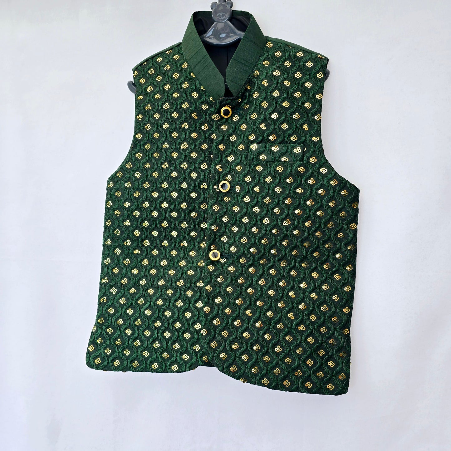 Eid ul Fitr 2024 Collection || Bottle Green Waistcoat || Pakistani/Indian Formal wear