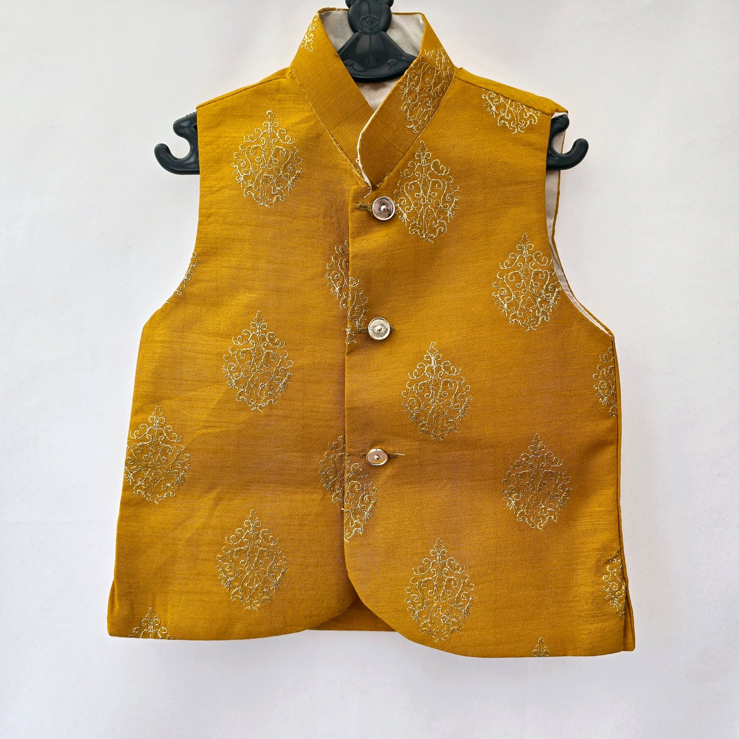 Kid's Pakistani/ Indian Waistcoat Jacket Style Fancy Koti Ethnic Outfit