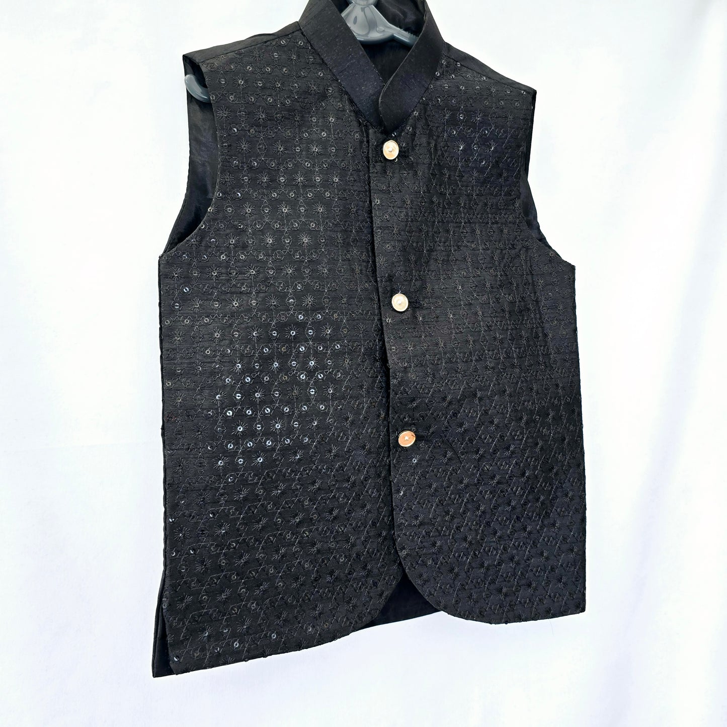 Kids Black Waistcoat Traditional Handmade Waistcoat || Waistcoat Boys Dress Handmade Coat