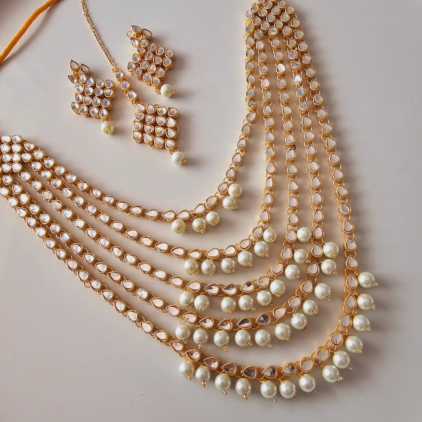 Layered Pearl Maala Set