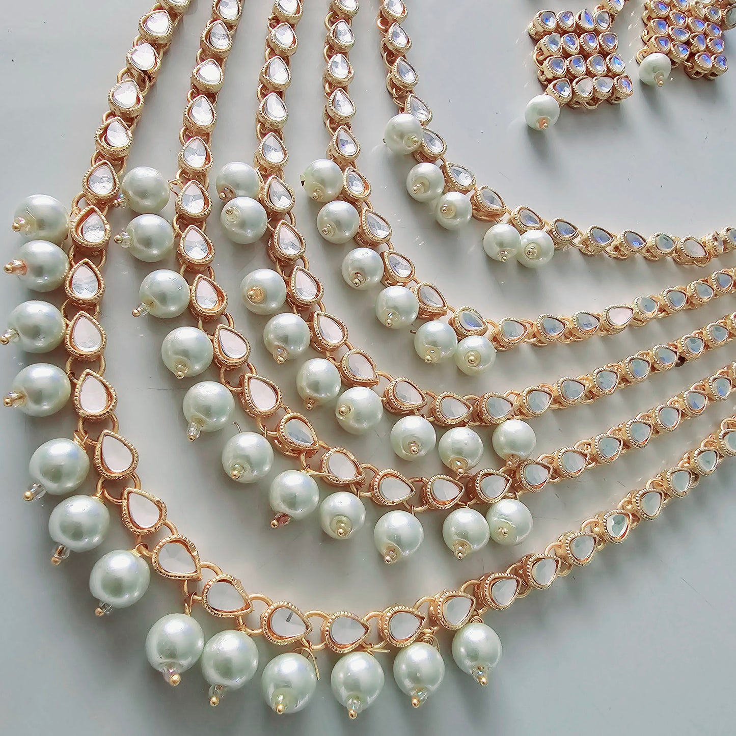 Layered Pearl Maala Set