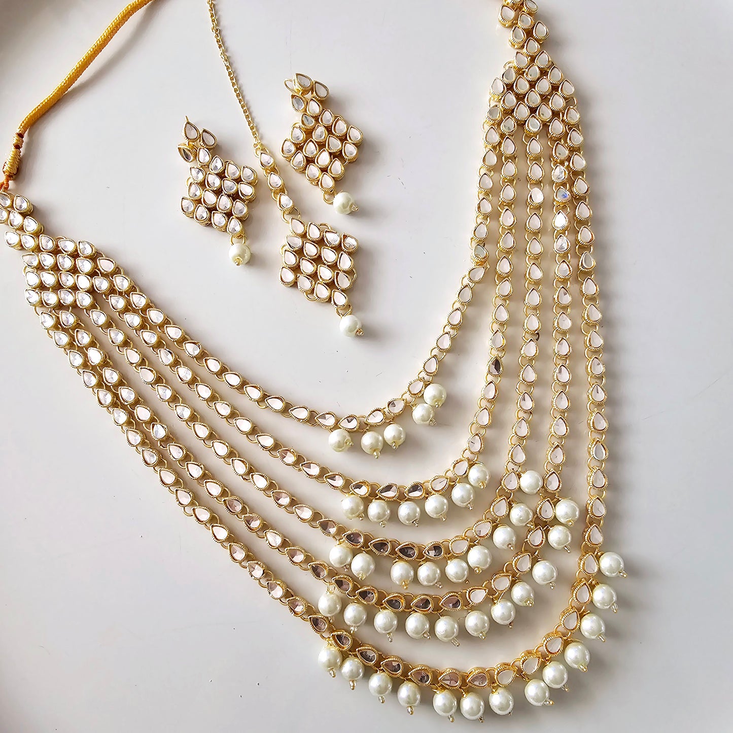 Layered Pearl Maala Set