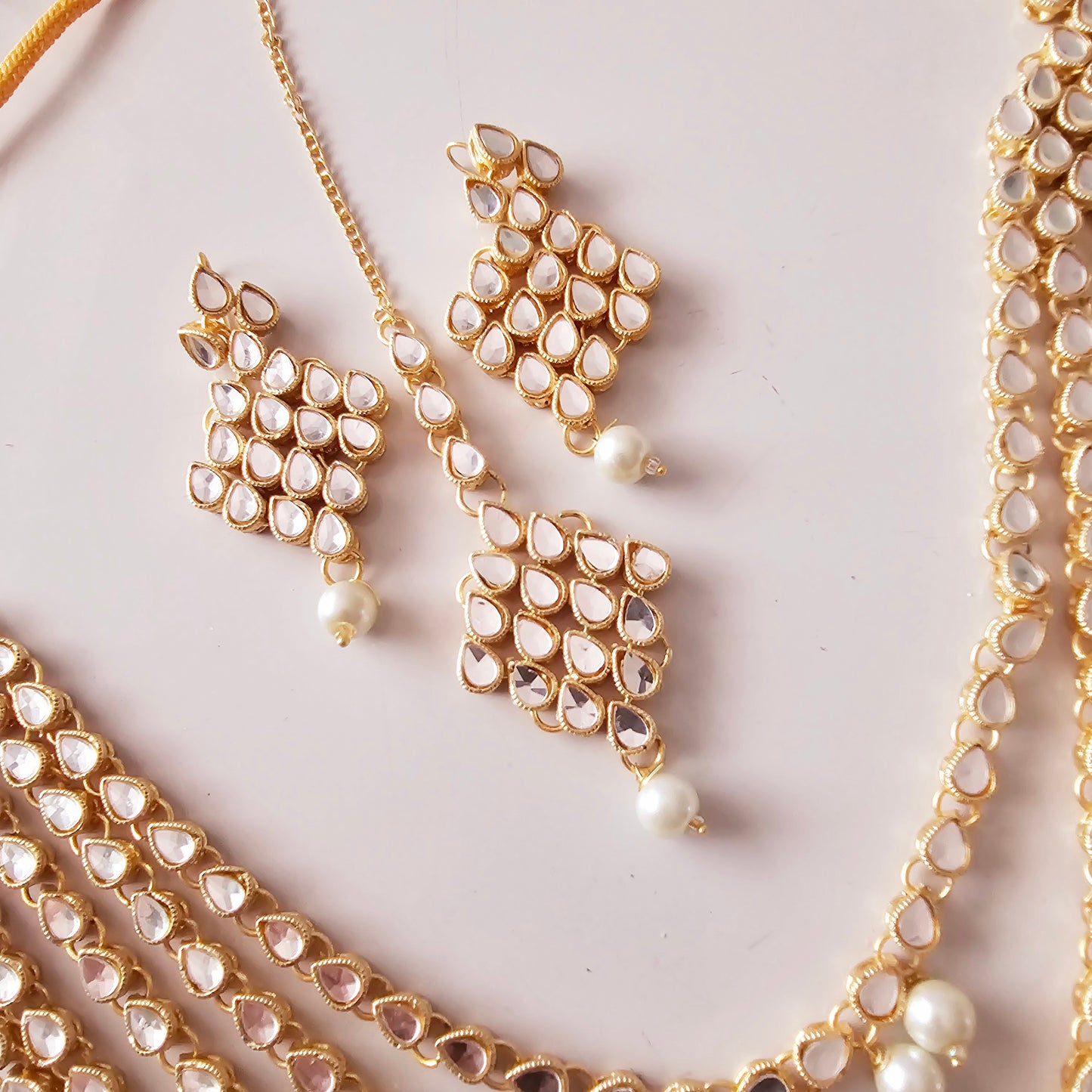 Layered Pearl Maala Set