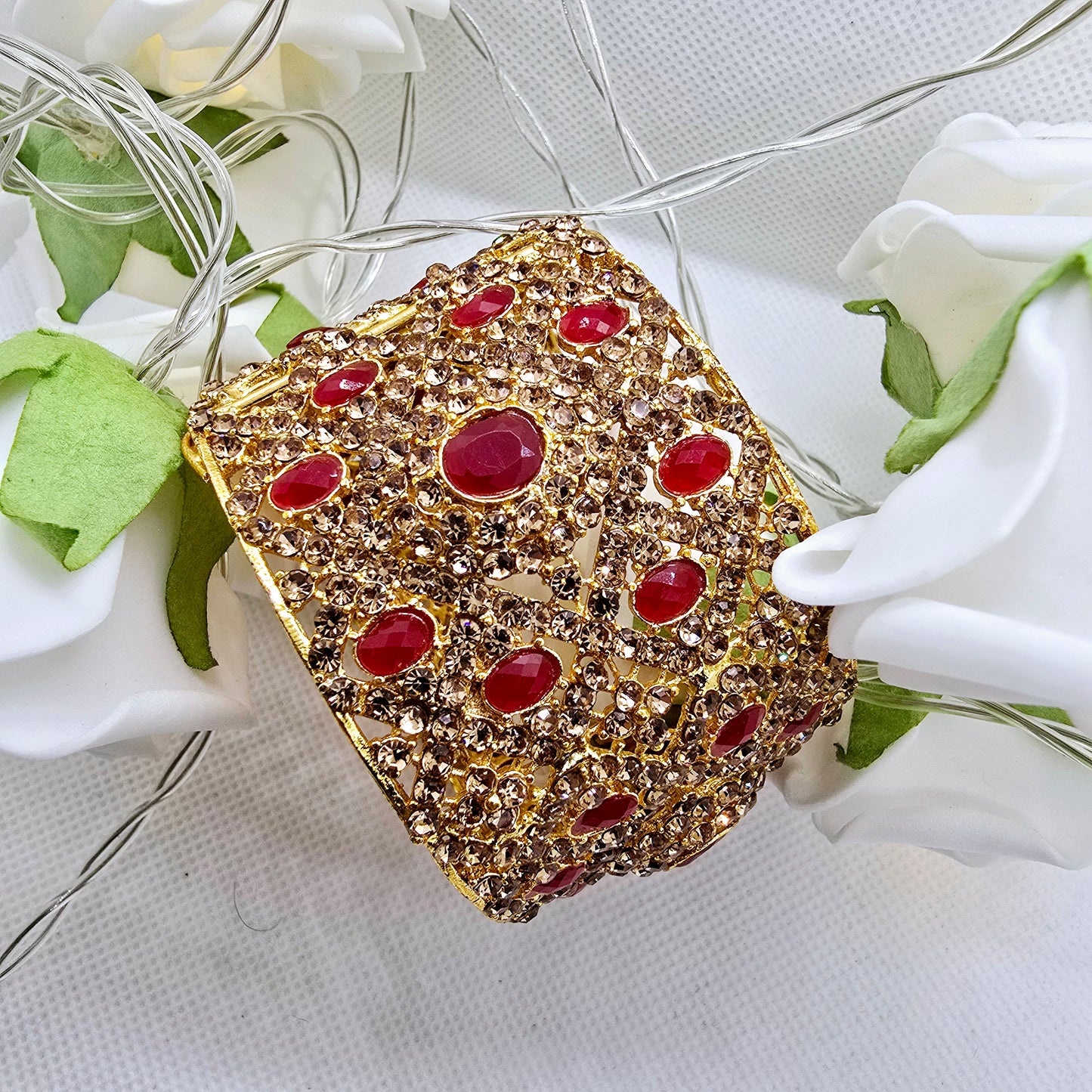 Wide Copper Maroon Openable Kara || Pakistani/ Indian/ Asian Bangle