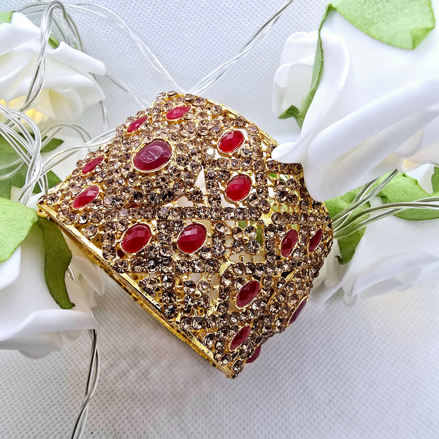 Wide Copper Maroon Openable Kara || Pakistani/ Indian/ Asian Bangle