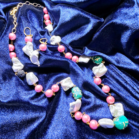 Stone Traditional Indian Jewellery with Earrings Set || Fashion set