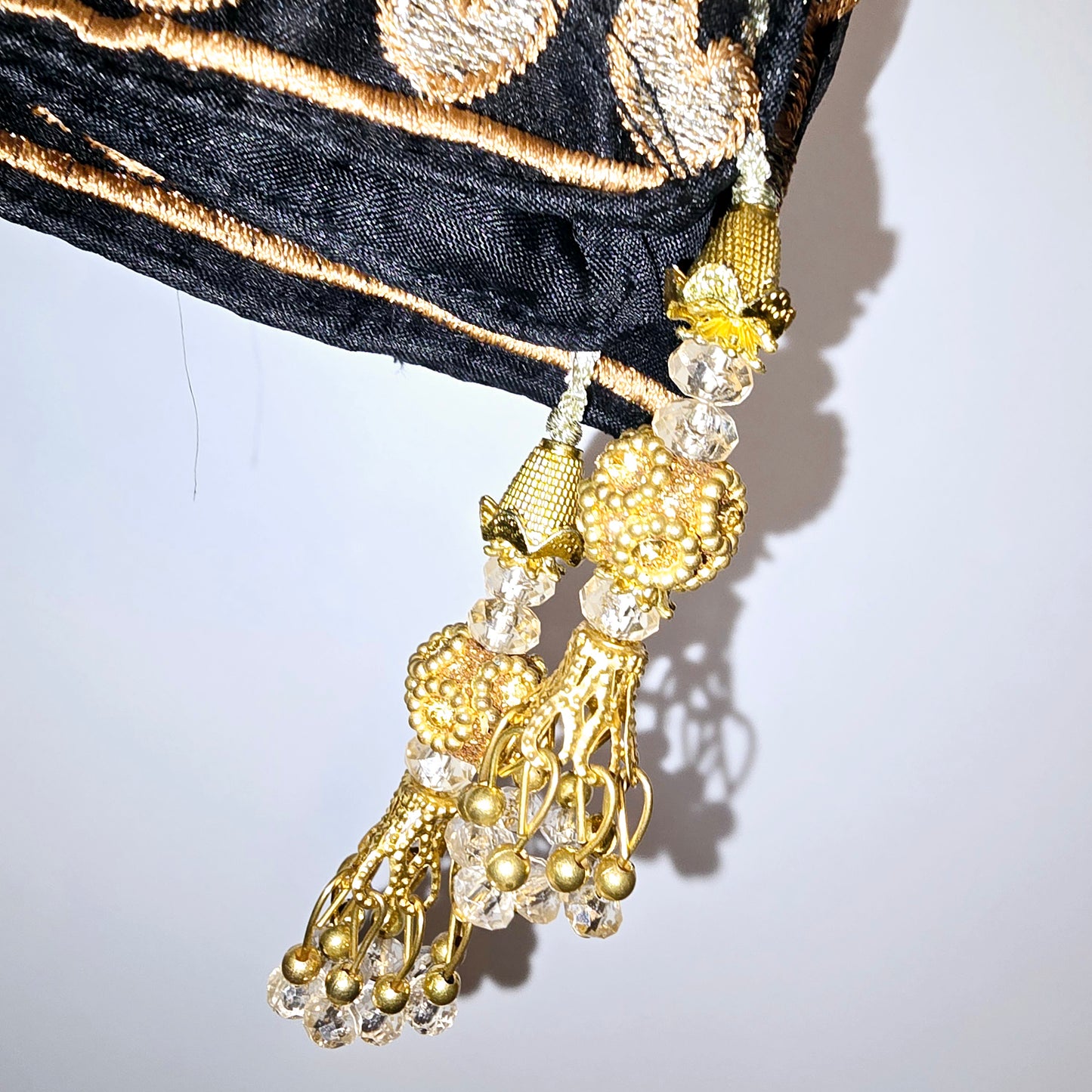 Black Full Embroidered Pakistani Shawl