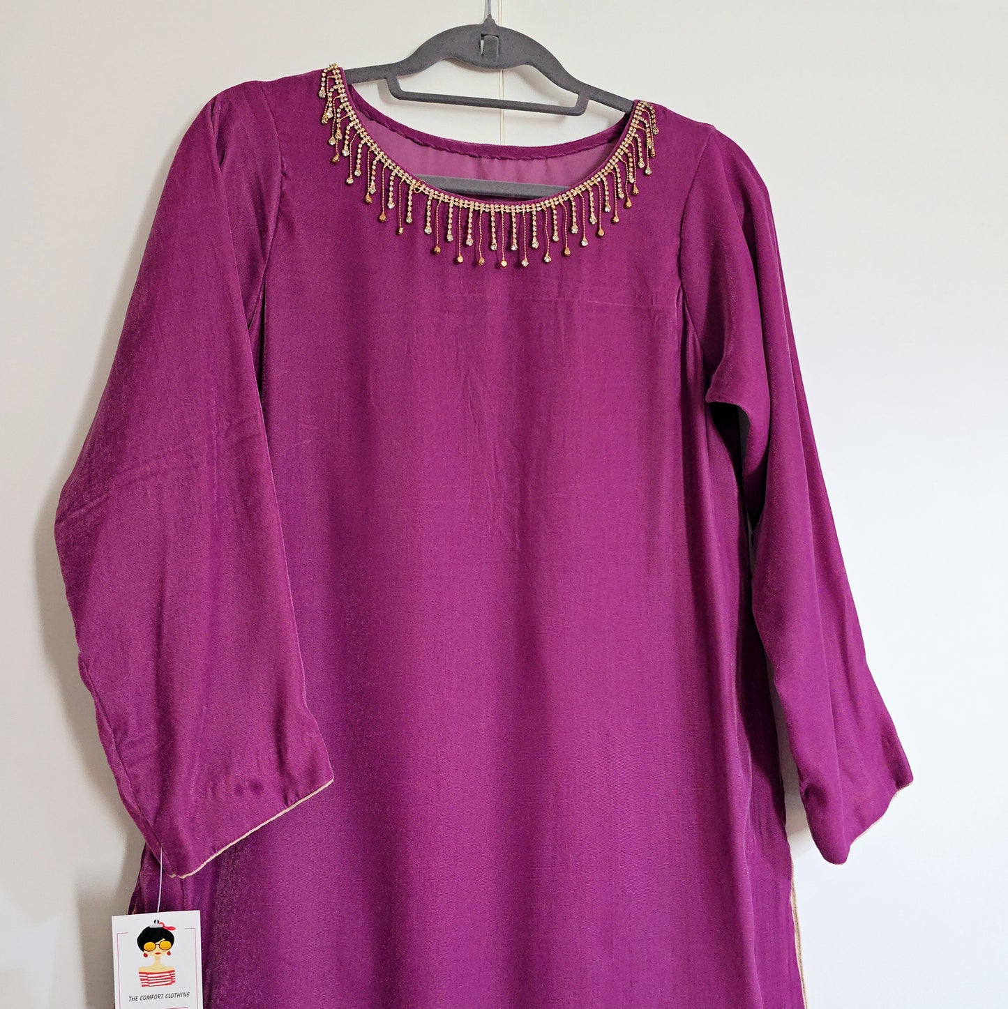 Eid Collection 2025 || Pink Plain Kurta for Women