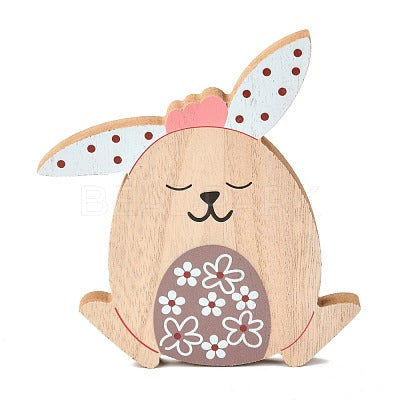 Easter Theme Natural Wood Display Decorations || Easter Spring Decoration, Easter Gift, Easter Table Decoration, Easter Sign Plaque