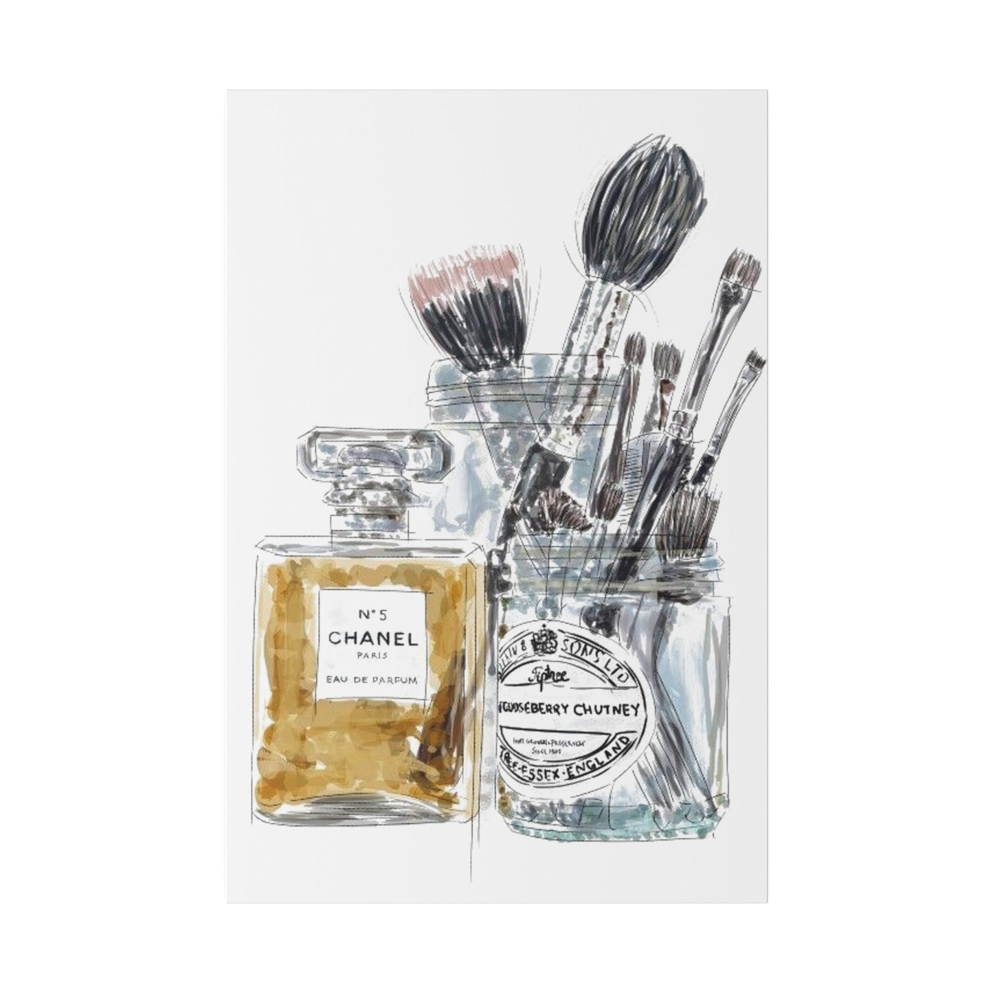 Transparent Chanel Makeup Clipart Canvas