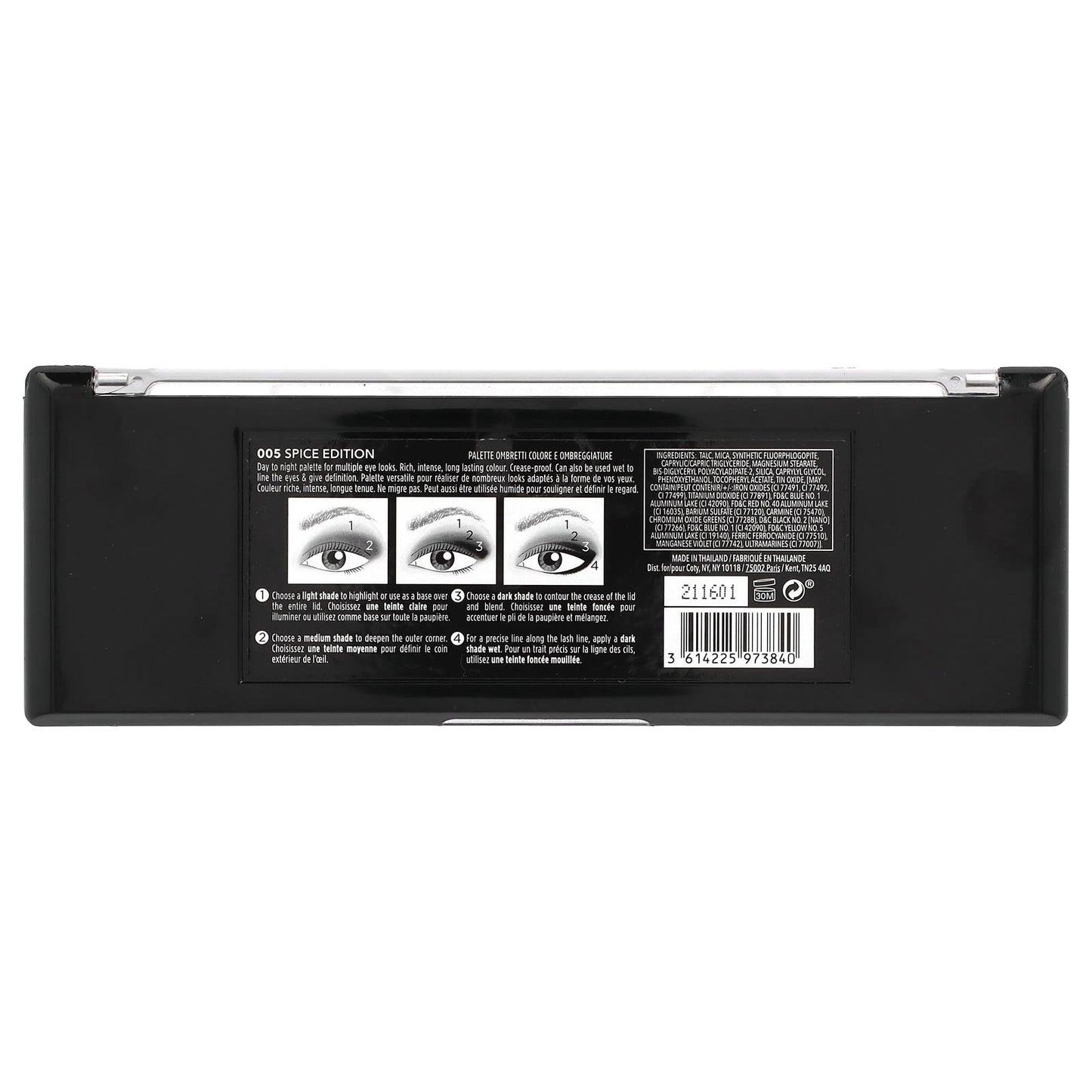 RIMMEL Magnif'eyes Eye Contouring Eyeshadow Palette Versatile Shades for Perfect