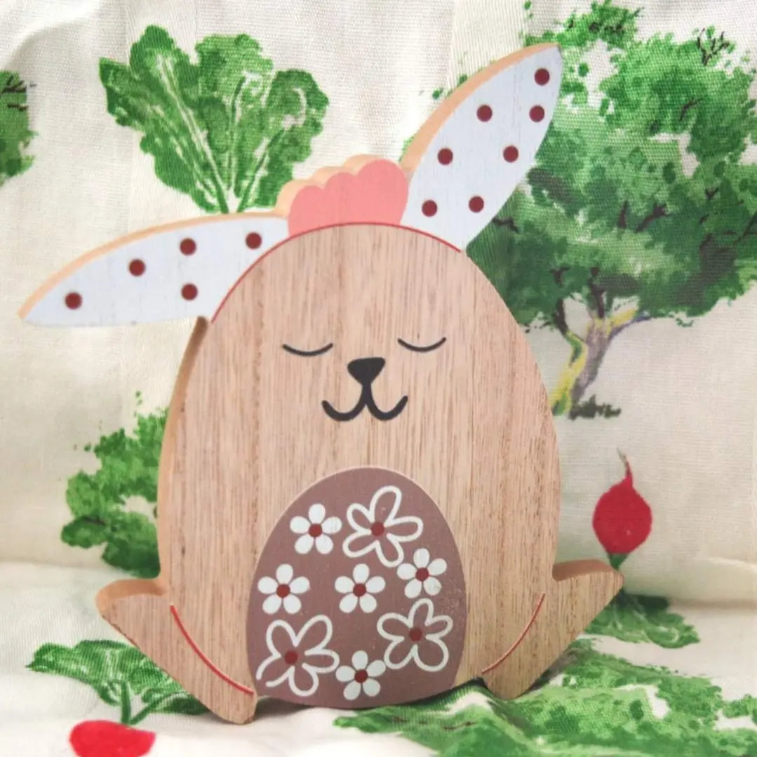 Easter Theme Natural Wood Display Decorations || Easter Spring Decoration, Easter Gift, Easter Table Decoration, Easter Sign Plaque
