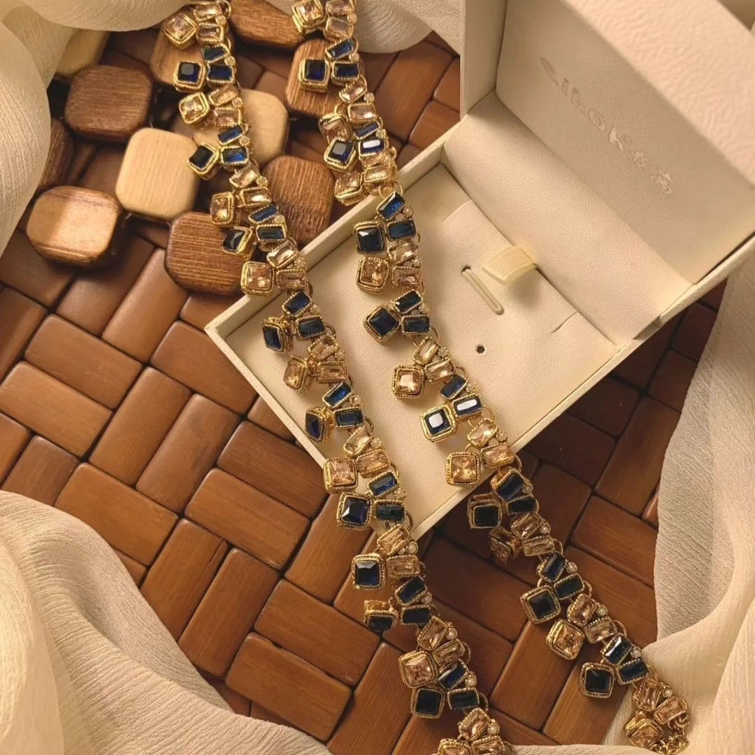 Pure Kundan Pazaib || Indian/ Pakistani/ Traditional Anklet Pair || Antique Gold Wedding Bridal Pazaib || Bollywood Jewelry, Ethnic Wear