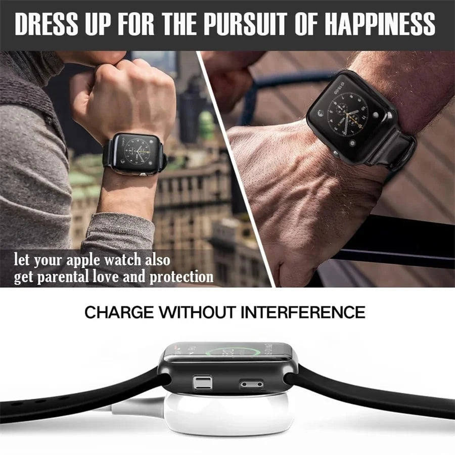 Screen Protector For Apple Watch Case 49mm 45mm 41mm 44mm 40mm Full