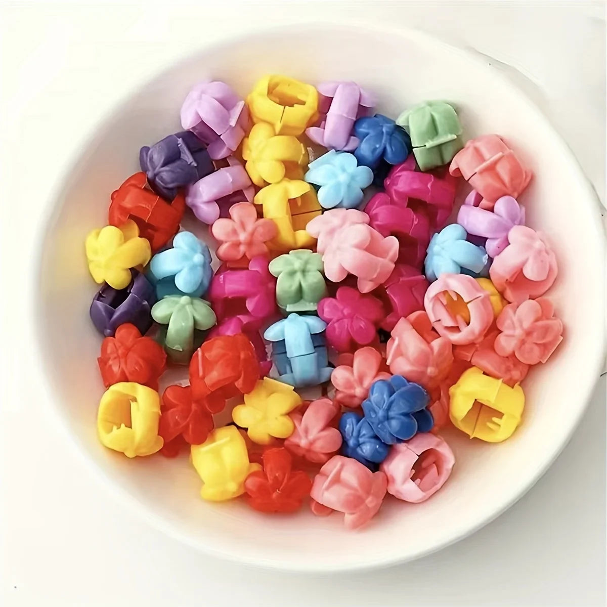 100pcs Small Clips Colorful Hair Clip For Hair Styling Braid Hair,