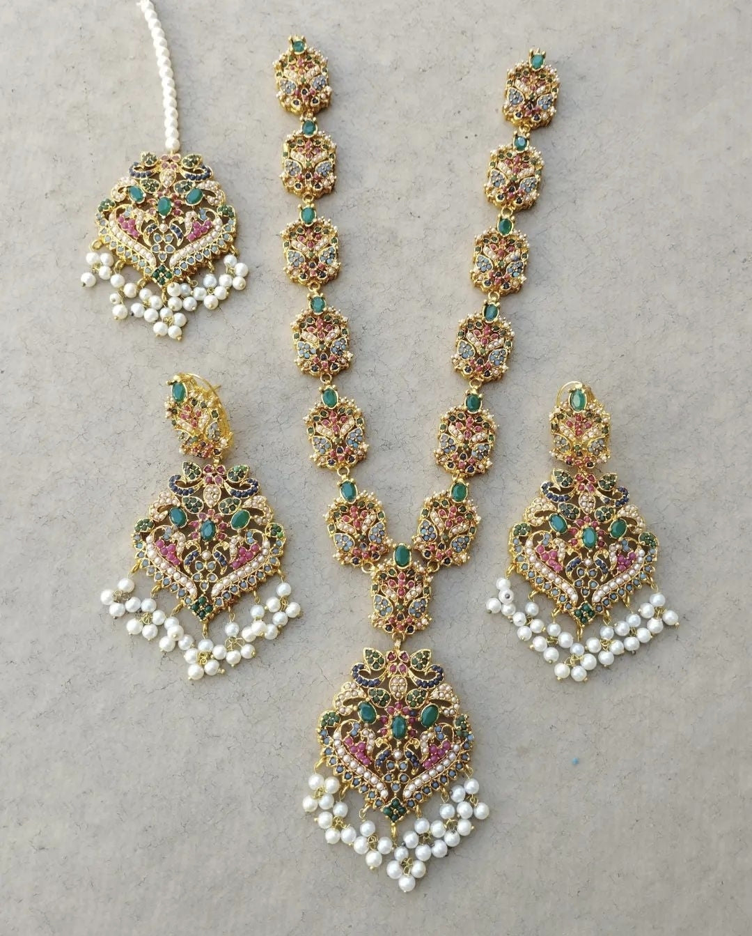 Gold Plated Rajbari Maala Set