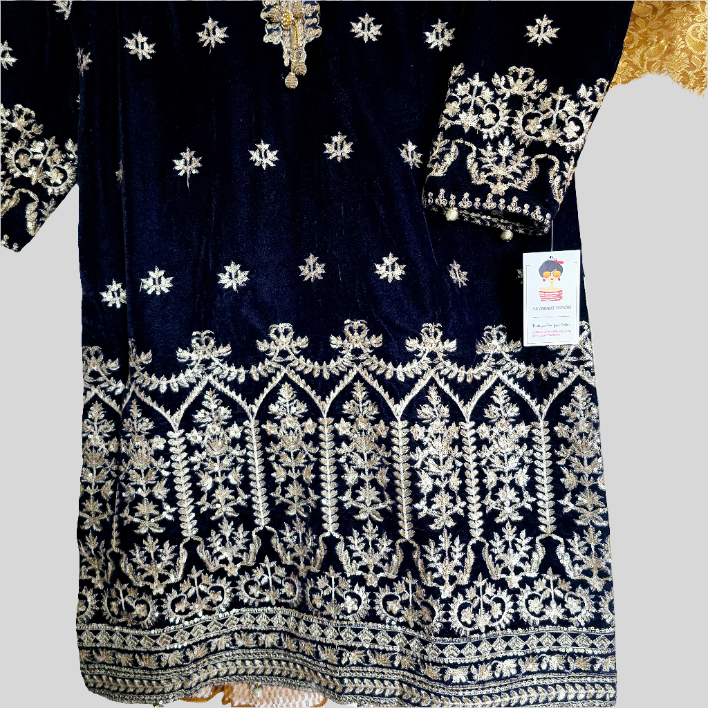 Pakistani Party Eid Shalwar Kameez Stitched 3 Piece Suit