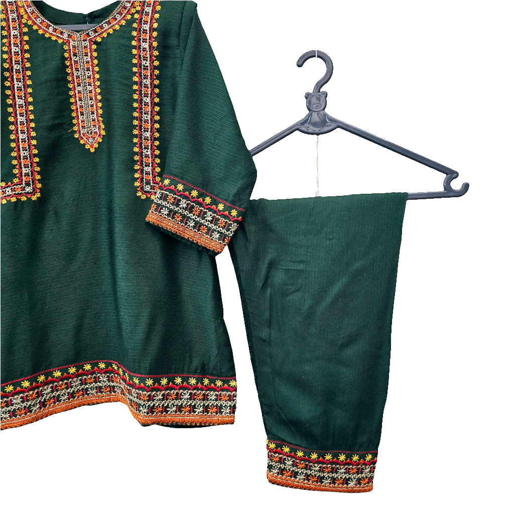 Baby Girl Embroidered Lawn Dress || Pakistani/ Indian and Asian Wedding, Party and Occasion Clothing || Kids Ethnic/ Formal Wear