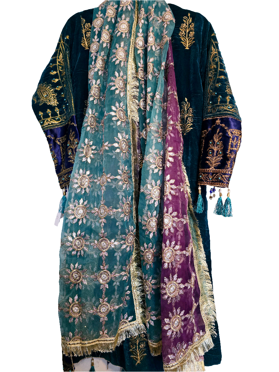 Velvet Shalwar Kameez Stitched Pakistani Indian Eid Dress