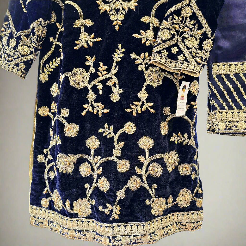 Pakistani Party Eid Shalwar Kameez Stitched 3 Piece Suit