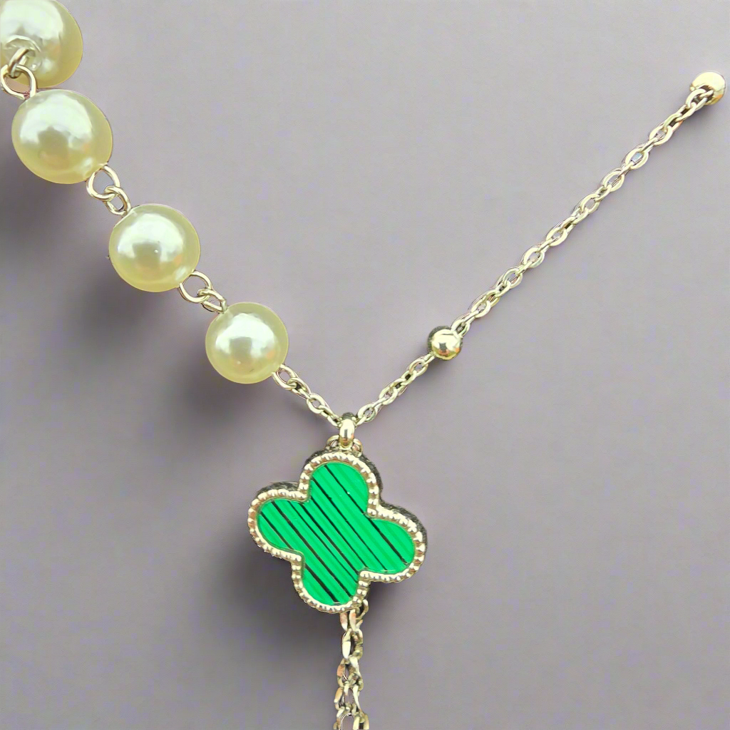 925 Sterling Silver Trendy Flower Necklace