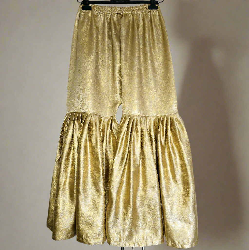 Sea Green Traditional Dress Pakistani Suit Sharara Party Wear | Sharara with Frock