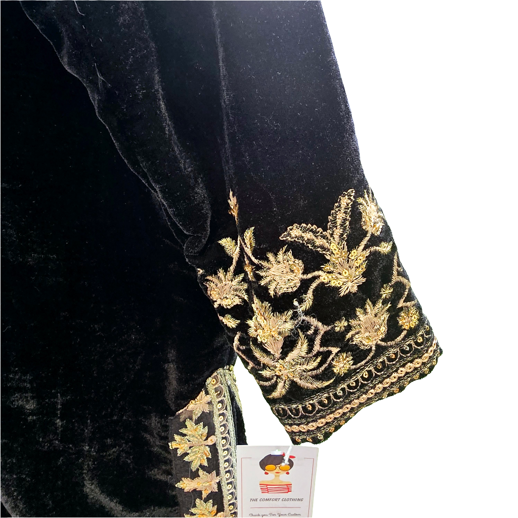 Pakistani Party Eid Shalwar Kameez Stitched 3 Piece Suit