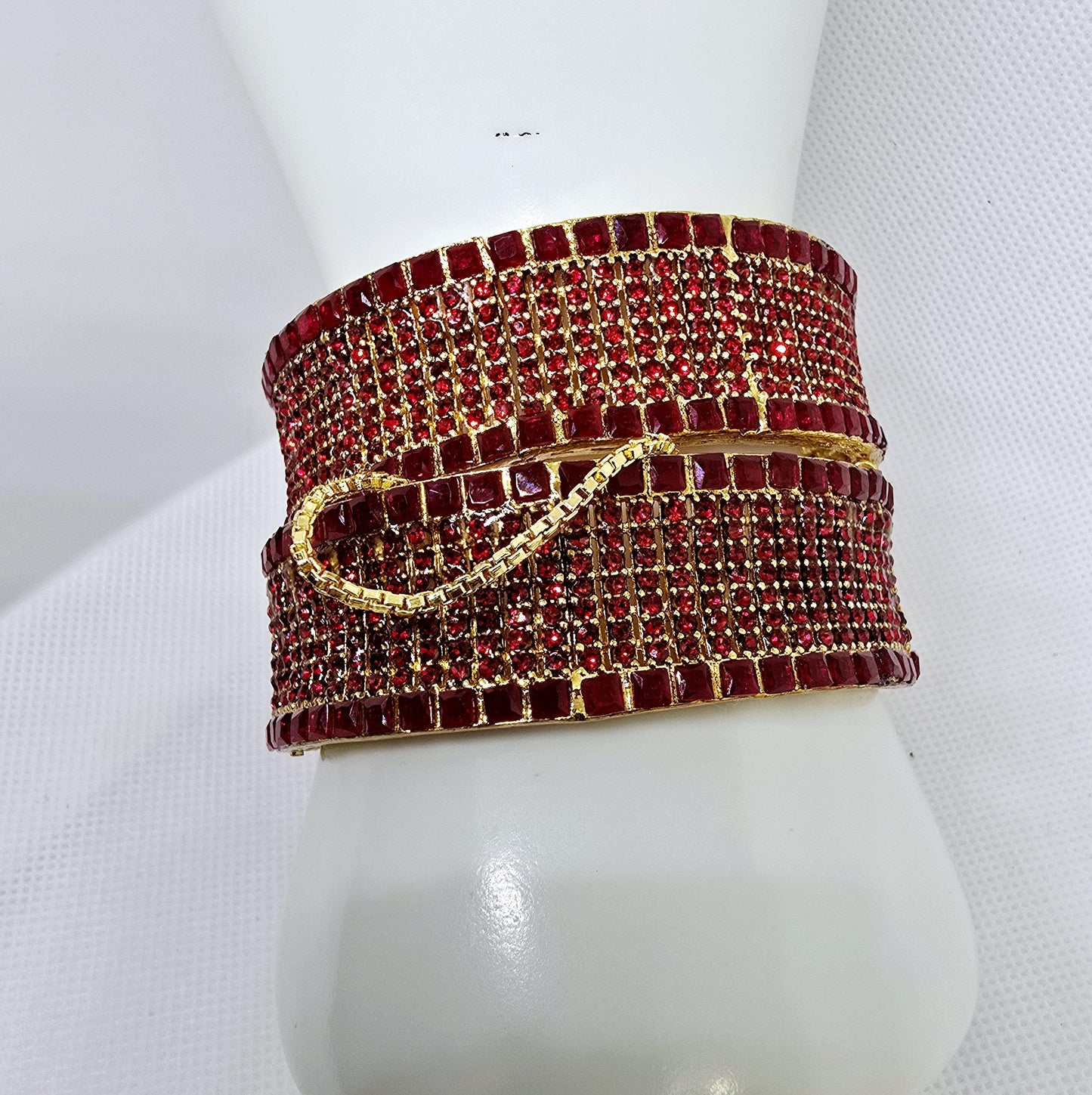 Old Style Kara Pair with Gold Base