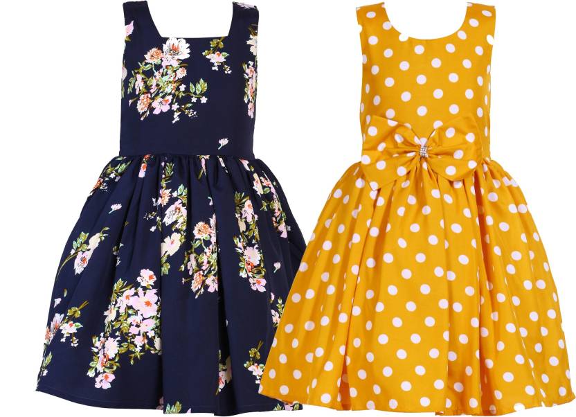 Midi/Knee Length Casual Dress  (Multicolor, Sleeveless)