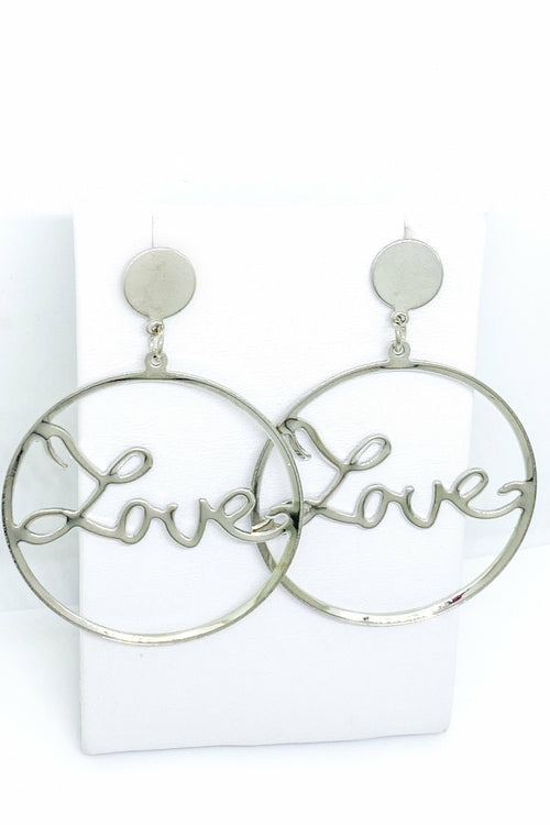 Hoops - Love Earrings