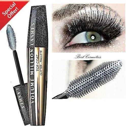 L'OREAL PARIS VOLUME MILLION LASHES MASCARA - TOP COAT GOLD GLITTER